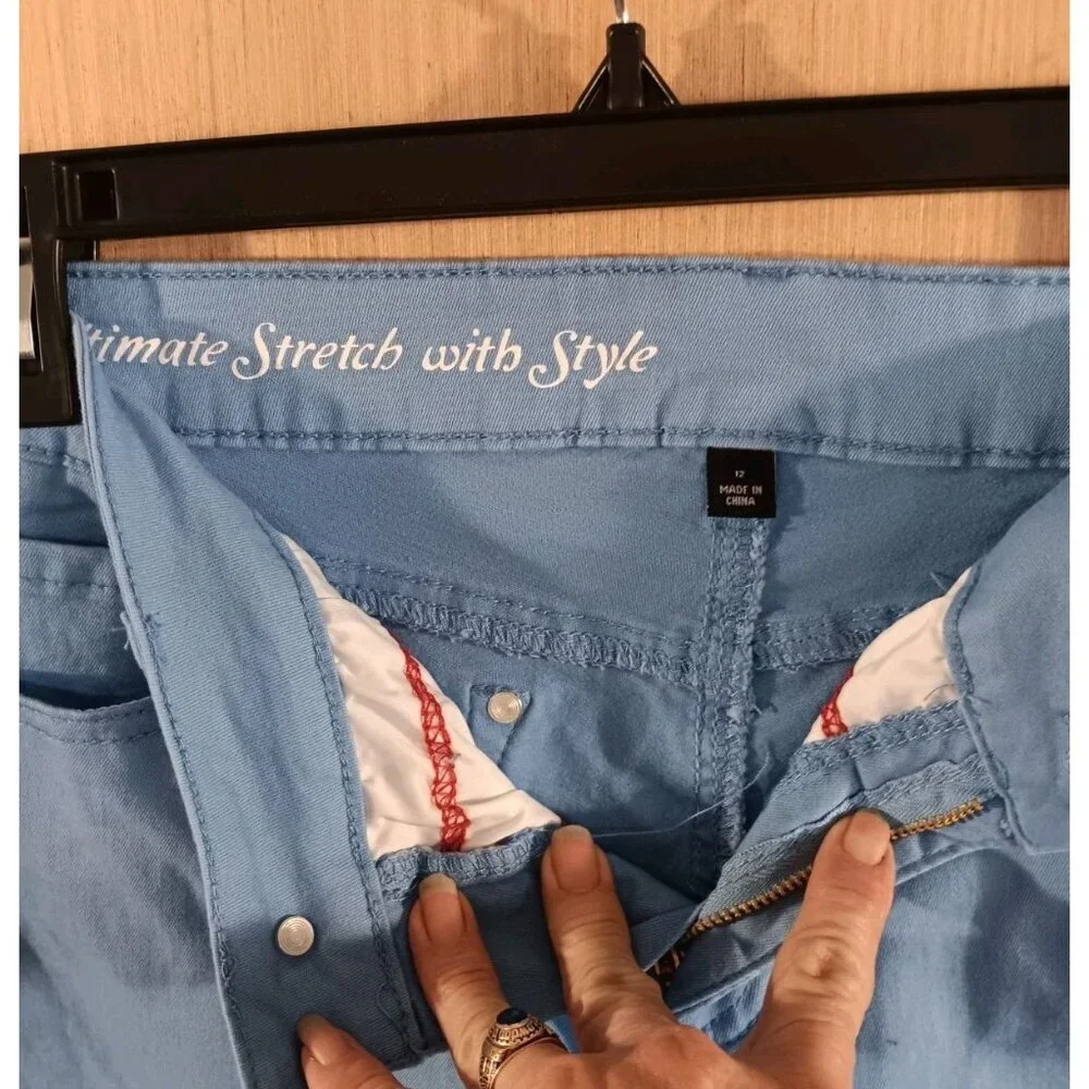 Signature Studio 12 Light Blue The Ultimate Stretch With Style Jeans‎ Low Rise